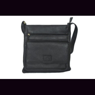 Tasche NDM-Leder, Damentasche, schwarz, Rindsleder, ca. 30,5 x 30 cm