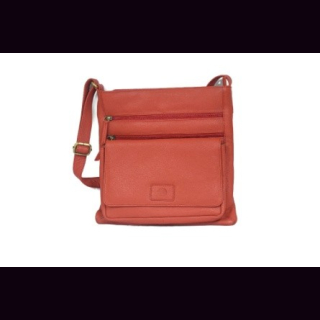 Tasche NDM-Leder, Damentasche, rot, Rindsleder, ca. 30,5 x 30 cm