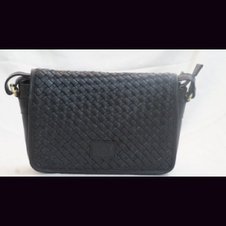 Damengeldb&ouml;rse NDM-Leder, Damentasche, schwarz, Rindsleder, ca. 25 x 16 x 5,5 cm