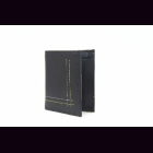 Geldb&ouml;rse Leder, Brieftasche, NDM-Leder, schwarz,...