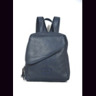 Rucksack Leder, NDM-Leder, blau, Rindsleder, ca. 24 x 21...