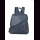 Rucksack Leder, NDM-Leder, blau, Rindsleder, ca. 24 x 21 x 7 cm