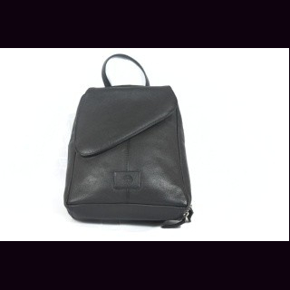 Rucksack Leder, NDM-Leder, schwarz, Rindsleder, ca. 24 x 21 x 7 cm