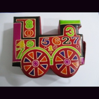 Spardose, Shanti-Leder, Ziegenleder, ca. 15 x 14 x 3 cm