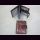 Brieftasche Echsen-Design, Shanti-Leder, Ziegenleder